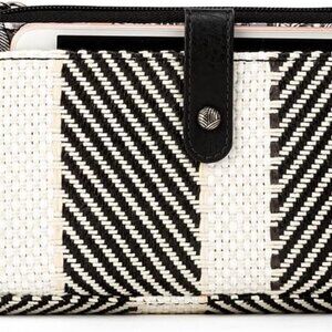 Woven Large Smartphone Crossbody Bag
